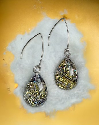 Niezwykłe kolczyki z żywicy : kolekcja QUEEN OF THE NIGHT, kaktusia