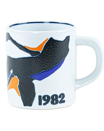 Kubek porcelanowy, 1982r., I.L Koefoed, Royal Copenhagen, Przetwory design