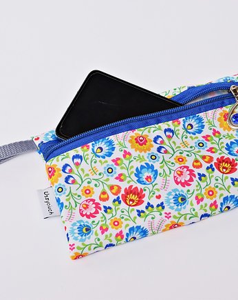 Etui na telefon na klucze etui do torebki łowicz folk, Uszyciuch