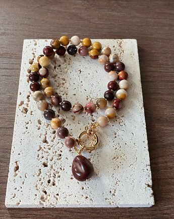 Naszyjnik jesienny Mokait, Chmolowska Jewellery