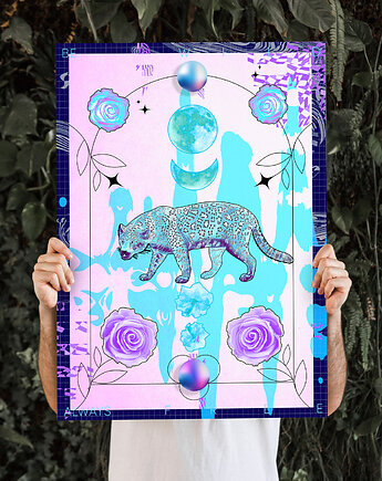 Plakat Be Wild, monkey.brain.graphics