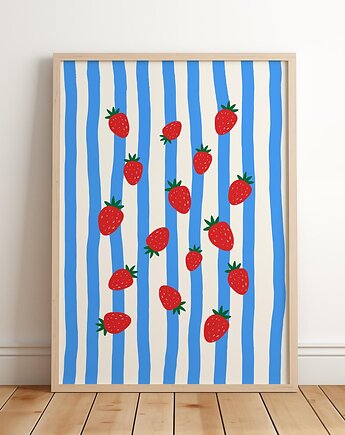Plakat Truskawki w Letnim Stylu, Harvest Maison