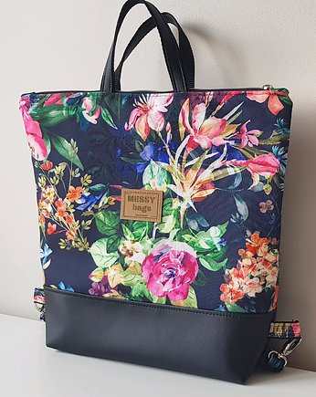 Plecak w malowane kwiaty, MessyBags
