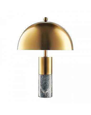 Lampa Stołowa Sirmione Złota Marmur 70 cm, OSOBY - Prezent dla dziadka