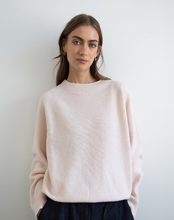 Sweter Simple blush, Lucky HandMade