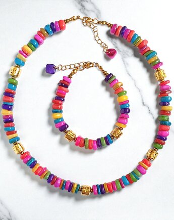 RAZEM TANIEJ! komplet summer collection: złota lawa, kolorowa masa perłowa, kaktusia