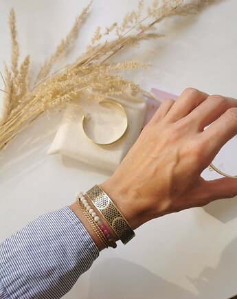 Bransoletka KWIAT ŻYCIA, CASTONI