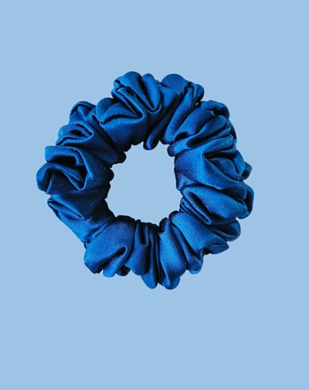 Gumka jedwabna, scrunchie, frotka tajemnicza noc MIDI, Capillum