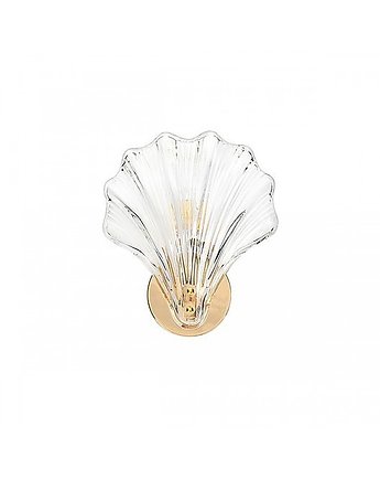 Lampa Ścienna Kinkiet Ścienny Seashell Gold, OKAZJE - Prezent na 80 urodziny