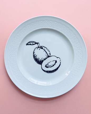 Śliweczki rycinki owocki zdrobnionka, arent plates