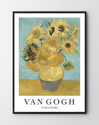Plakat Van Gogh Sunflowers Słoneczniki, HOG STUDIO