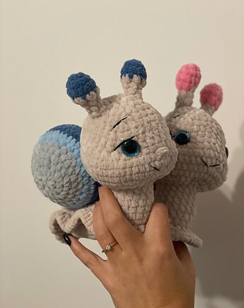 Ślimaczki - przytulanki na szydełku, HANDMADE crochet by Klaudia
