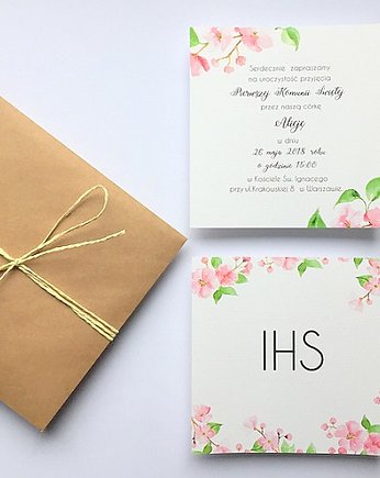 Zaproszenie   na Komunię Świętą FD7, FarrowDesign