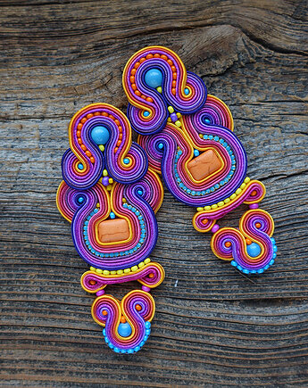 Orientalne kolczyki sutasz, Mró Soutache