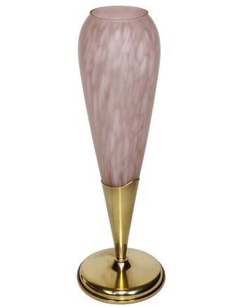 Lampa stołowa Modern lata 60.  Mosiądz i szkło  Vintage  E14, Relikt design