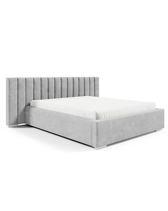 Łóżko Filippa 10P  wysokość 95cm szerokie pojemnik stelaż rama metalowa, MebleNORTH