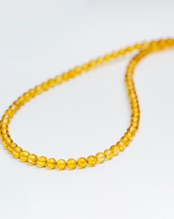 Naszyjnik bursztynowy KULKA regularna, AmberMal