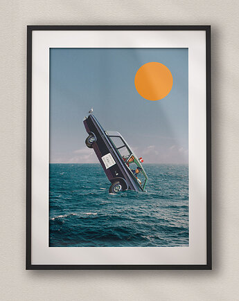 Plakat Policja Nam Dokucza ( Już nie ) - Kolaż Fine Art, DAPIDOKA