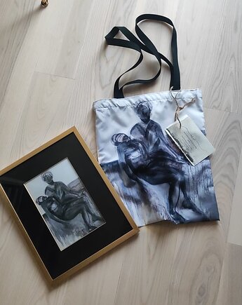 Śląska Pieta  Torba shopper z autorskim obrazem, My Moment
