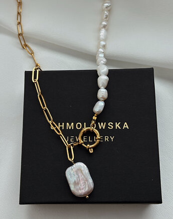 Naszyjnik Łańcuszek i Perły, Chmolowska Jewellery