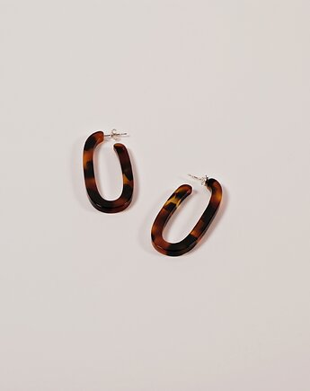 Kolczyki Liana w kolorze Light Tortoise, NINIcoJewelry