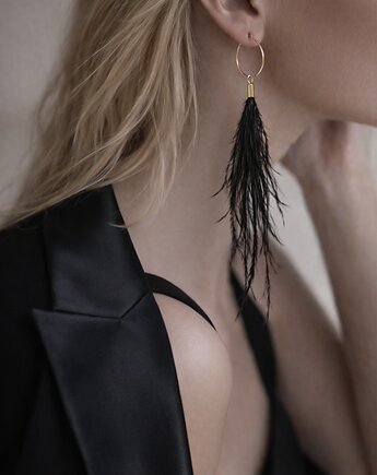 Kolczyki z piór onyks, Ajdacho