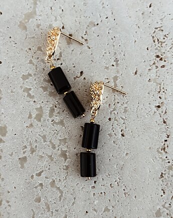 Kolczyki pozłacane z Turmalinem, Chmolowska Jewellery