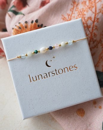 Bransoletka Zodiak WAGA, Lunarstones
