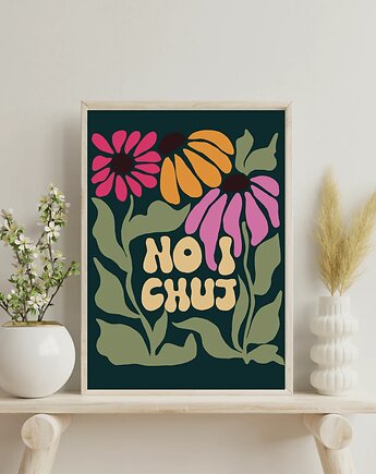 No i chu*j (dark version) Plakat z przekleństwem, GG STORE