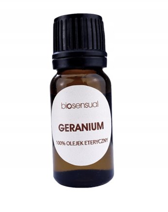 Naturalny olejek eteryczny GERANIUM 10ml, Biosensual