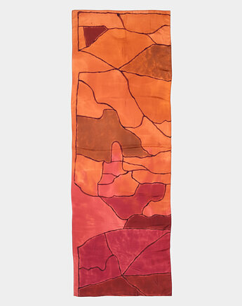 Szal jedwabny malowany 'Hania Masojada_HEM/RM/01', Hania E. Masojada
