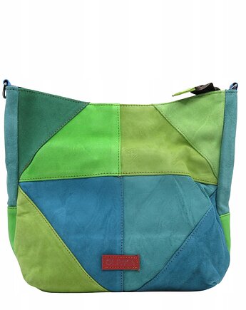 Torebka damska pojemna zamszowa na ramię kolorowa oryginalna OLIVKA, Olivka Warsaw