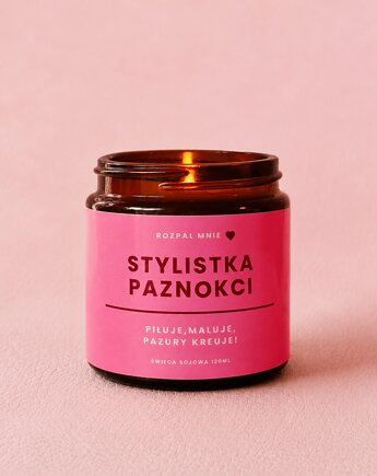 Świeczka sojowa Stylistka Paznokci, SOy