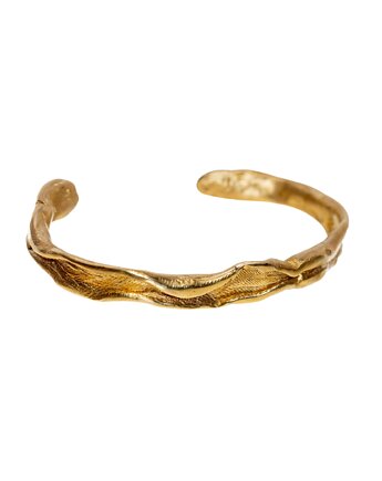 Mosiężna bransoleta Przepływ, MaMjewellery