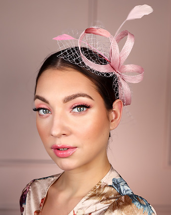 BELLONA fascynator klasyczny jasny róż, Expose Akcesoria