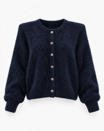 Kardigan Kid Mohair Navy z odpinanymi poduszkami, Patchouli