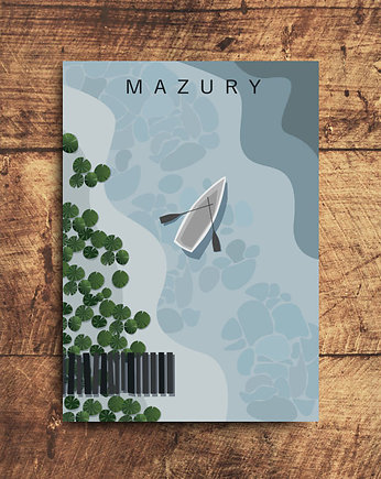 Kartka pocztowa - Mazury, Karka
