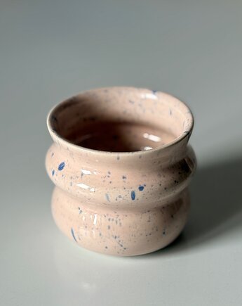Kubek brzuszek / różowy, ewi_pottery