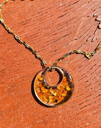 Zawieszka z bursztynem, Figa handmade accessories