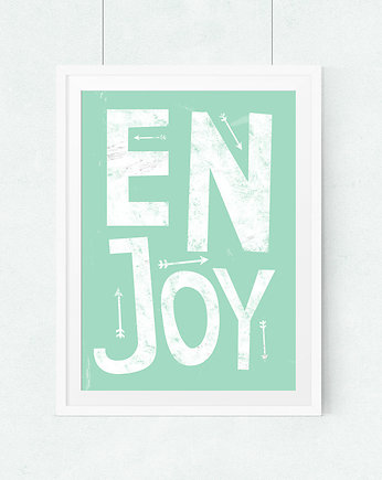 PLAKAT ENJOY - A4, wejustlikeprints