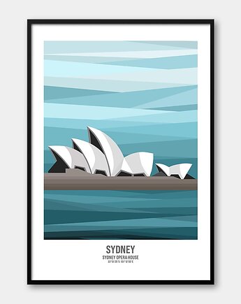 Plakat Sydney - z serii CITY, Pracownia Och Art