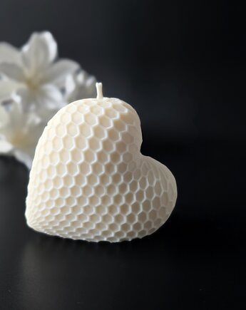 Świeca sojowa Honey heart - duże, nejmi candles