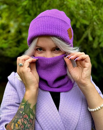 Zimowy BUFF Fiolet, Brain Inside