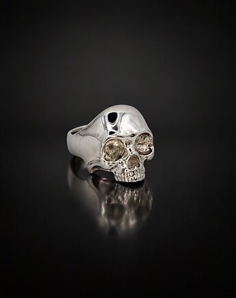 Sygnet srebrny "Memento Mori", LE JEWELRY