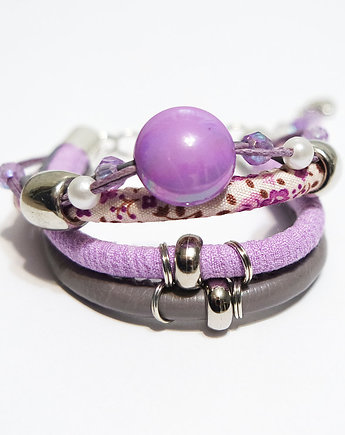 Bransoletka - Lila - rzemienie, yenoo