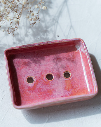 Mydelniczka ceramiczna RASPBERRY, rękoczyny