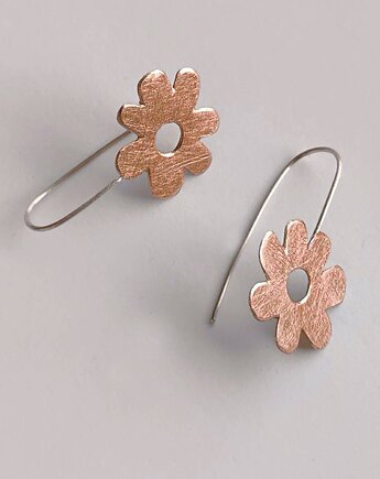 Kolczyki srebrne KWIAT, Katarzyna Kaminska ART