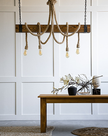 Rustykalna Lampa  Belka, Stylowe Lampy
