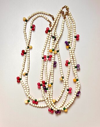 Naszyjnik owocowy z kamieni Pomarańcza, Konevka store