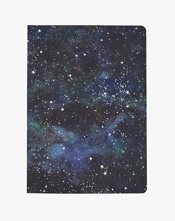 Emerald Galaxy - notatnik A5, bullet journal, dziennik, planer w kropki, Devangari Art